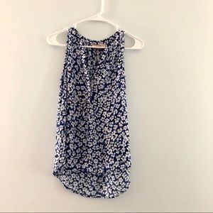 Floral Sleeveless Blouse